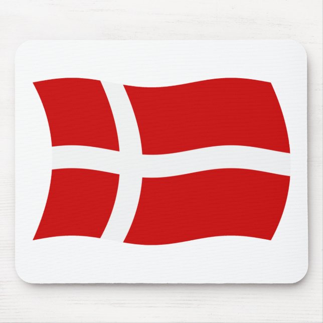 Denmark Flag Mousepad (Front)