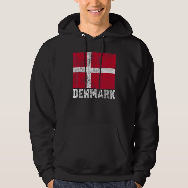 Denmark Flag National Pride Roots Country Family N Hoodie (Front)