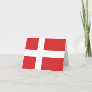 Denmark flag note card