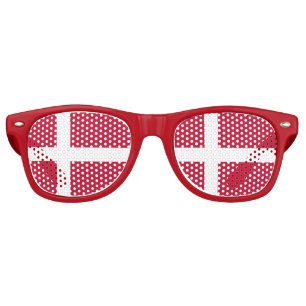 Denmark Flag Party Shades Sunglasses