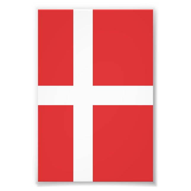 Denmark flag photo print (Front)
