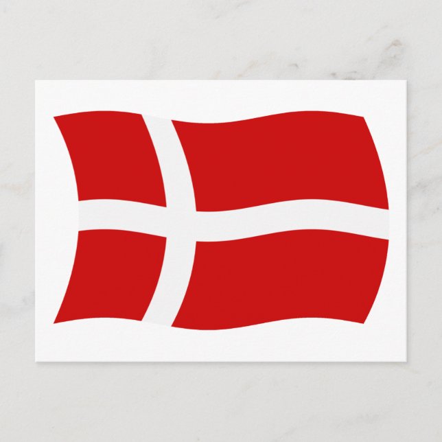 Denmark Flag Postcard (Front)