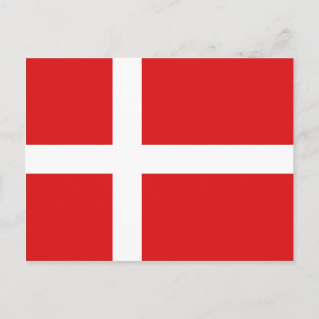 Denmark Flag Postcard (Front)