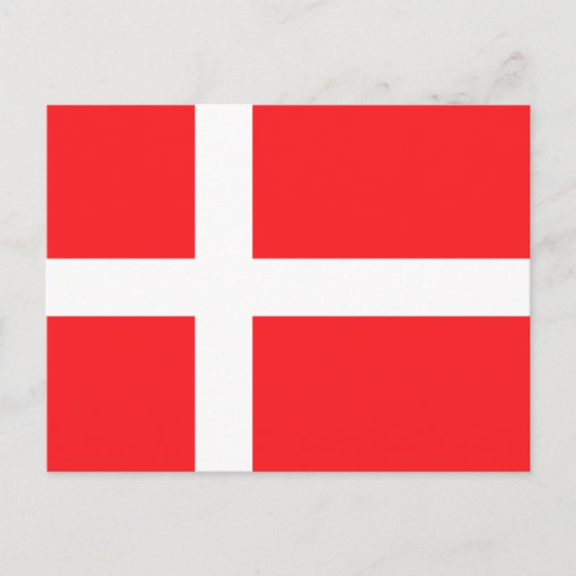 Denmark Flag Postcard (Front)