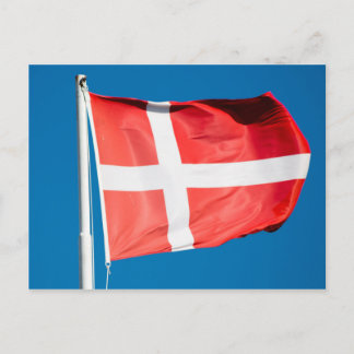 Denmark Flag Postcard