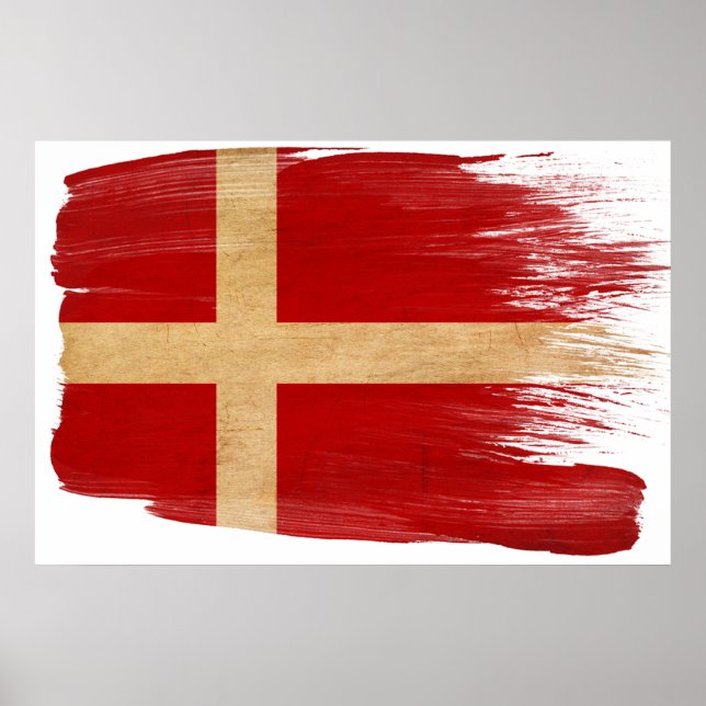 Denmark Flag Posters (Front)