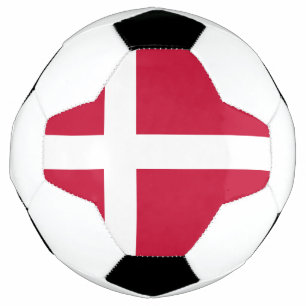 Denmark Flag Soccer Ball