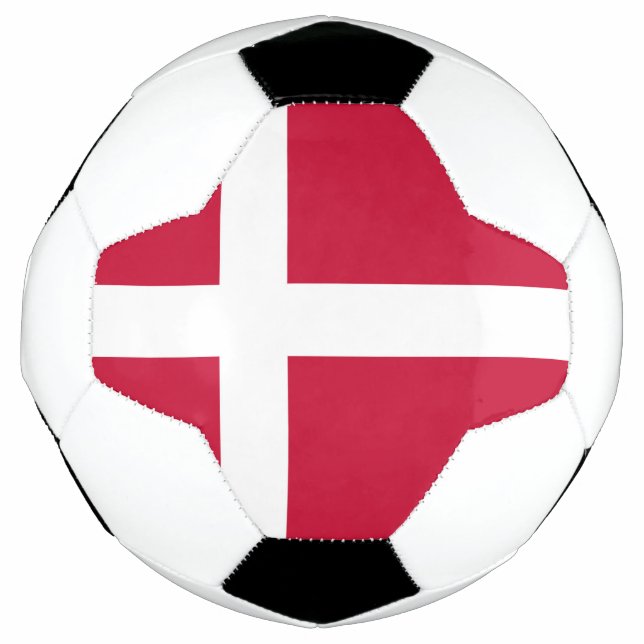 Denmark Flag Soccer Ball (Front)