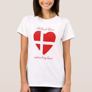 Denmark Flag Sweetheart T-Shirt