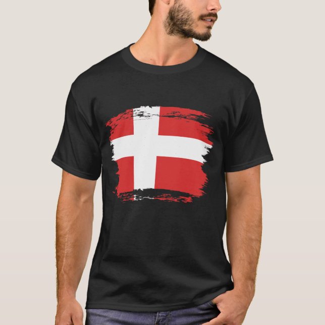 Denmark flag T-Shirt (Front)