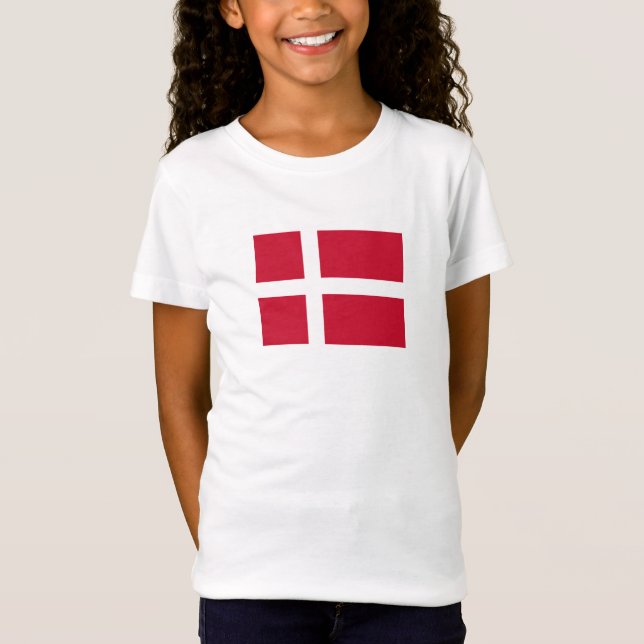Denmark Flag T-Shirt (Front)