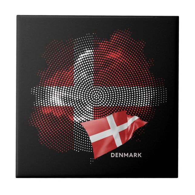Denmark flag tile (Front)