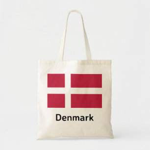 Denmark Flag Tote Bag