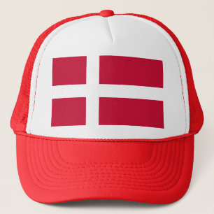 Denmark Flag Trucker Hat