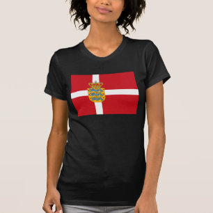 Denmark Flag w COA T-shirt