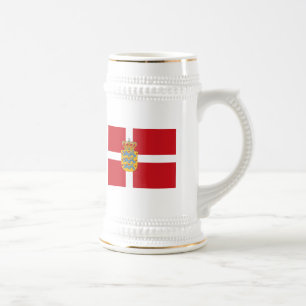 Denmark Flagw COA Mug