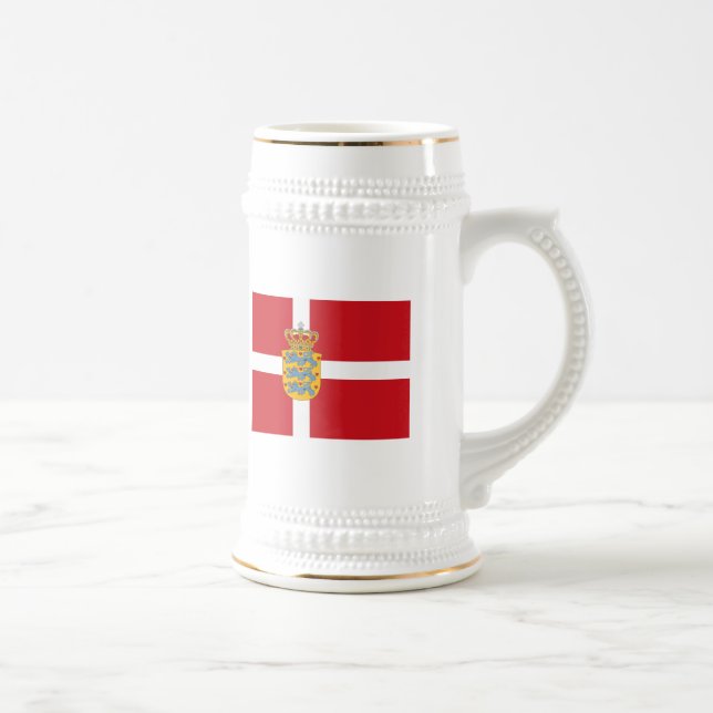 Denmark Flagw COA Mug (Right)