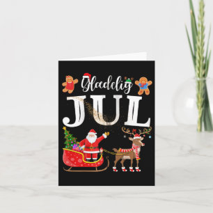 Denmark Glædelig Jul Danish Merry Christmas Glædel Card
