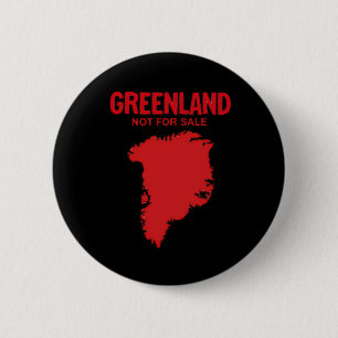 Denmark Greenland Is Not For Sale - Anti Trump Pre 6 Cm Round Badge
