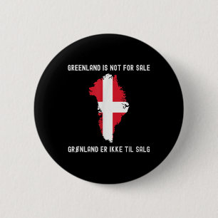 Denmark Greenland Not For Sale Translation Denmark 6 Cm Round Badge