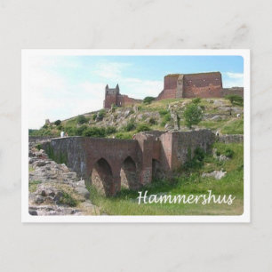 Denmark - Hammershus - Postcard