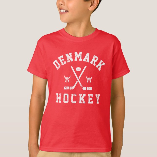 Denmark Ice Hockey  T-Shirt (Front)