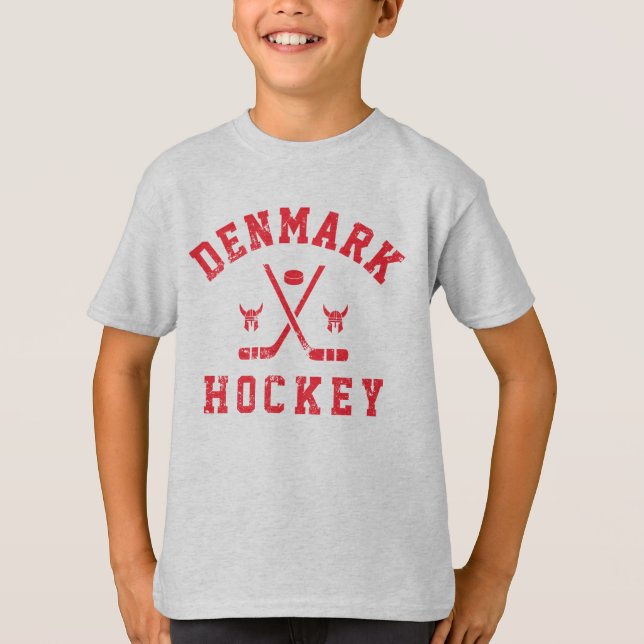 Denmark Ice Hockey  T-Shirt (Front)