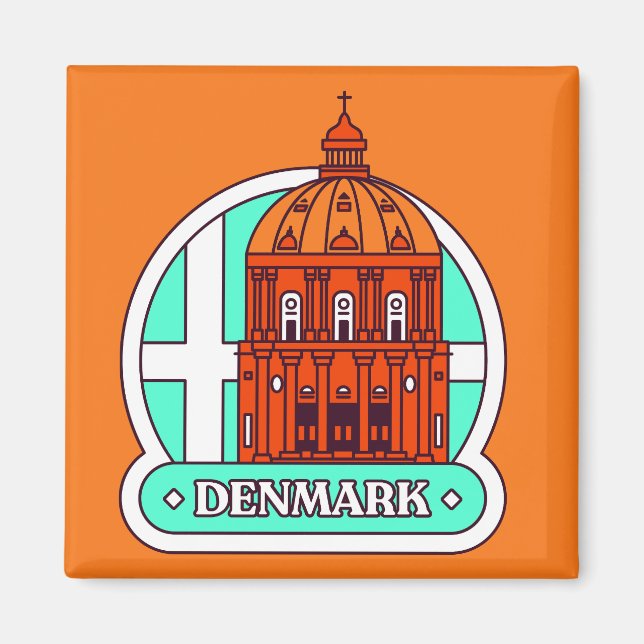 Denmark Magnet (Front)