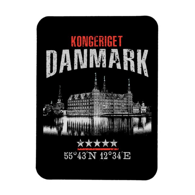 Denmark Magnet (Vertical)