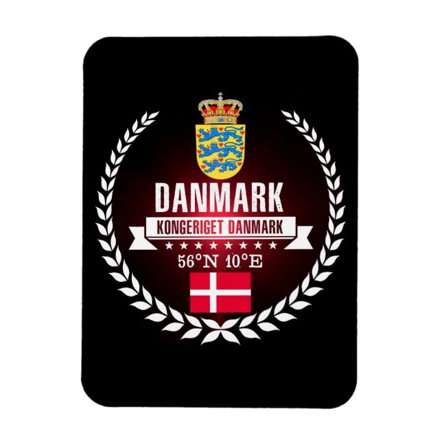 Denmark Magnet (Vertical)