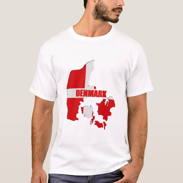 Denmark map T-Shirt (Front)
