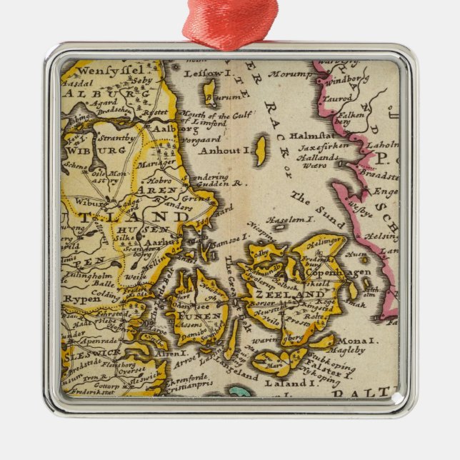 Denmark Metal Tree Decoration (Front)