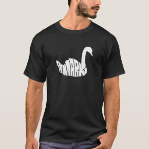 Denmark Mute Swan Word  Animal T-Shirt