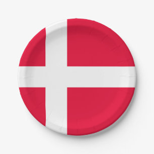 Denmark Paper Plate