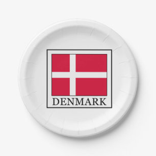 Denmark Paper Plate