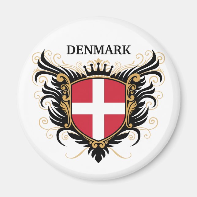Denmark [personalise] magnet (Front)