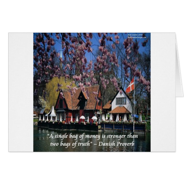 Denmark Photo & Famous Proverb (Front Horizontal)