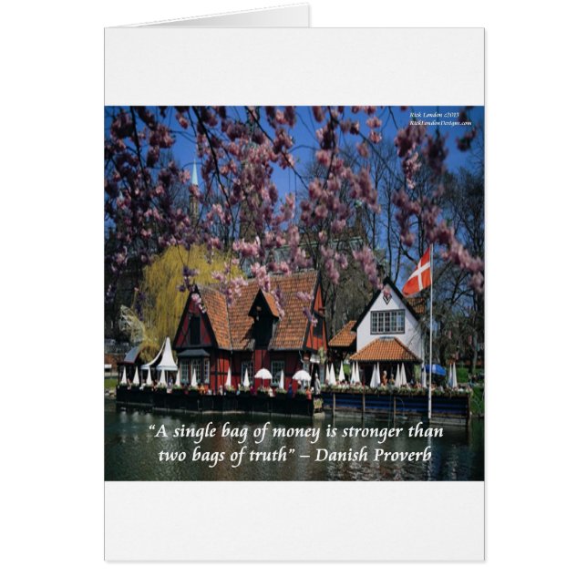 Denmark Photo & Famous Proverb (Front)