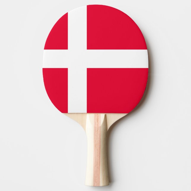 Denmark Ping Pong Paddle (Front)