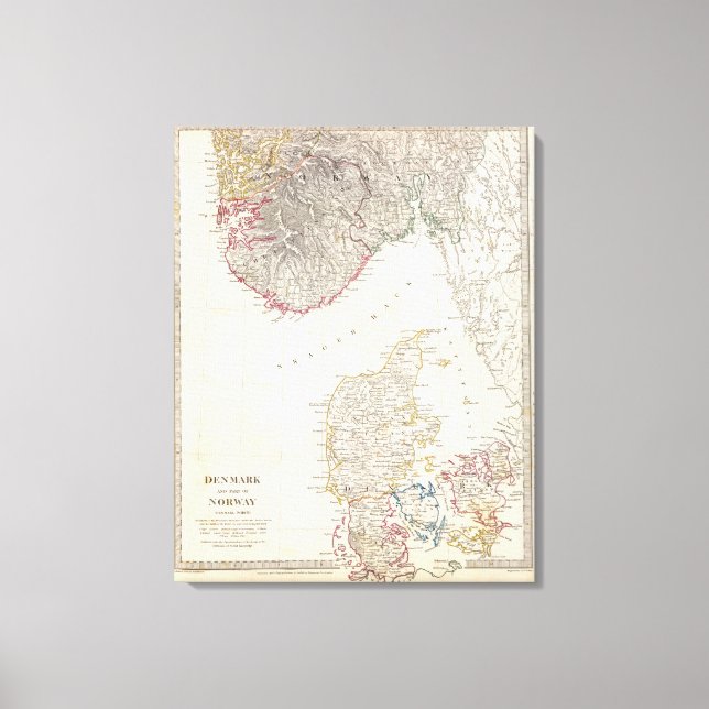 Denmark, pt of Norway Canvas Print (Front)