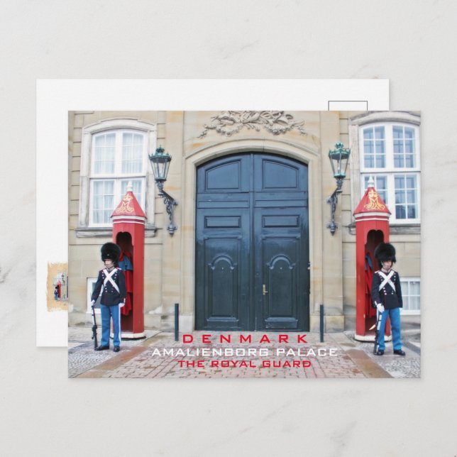 Denmark Royal Guard Postcard! Postcard (Front/Back)