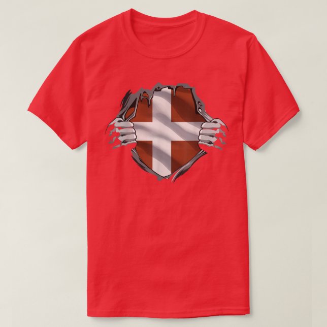 Denmark Scandinavia  T-Shirt (Design Front)