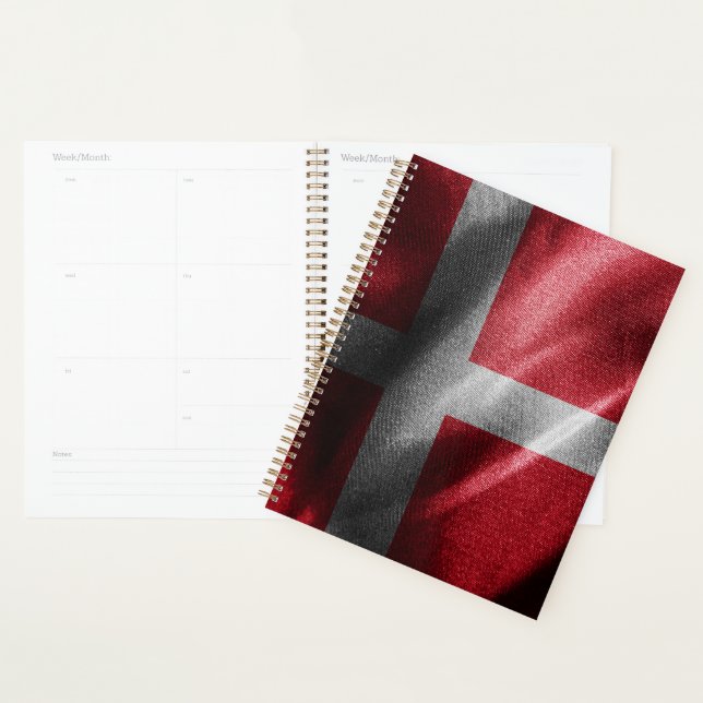 Denmark silk flag planner (Display)
