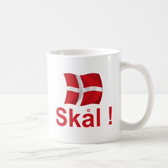 Denmark Skal! Coffee Mug (Right)