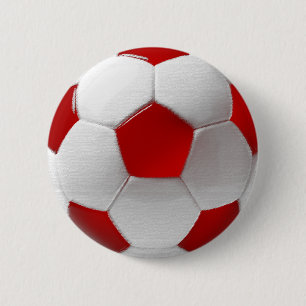 Denmark Soccer 6 Cm Round Badge
