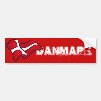 Denmark Soccer Bumper Sticker