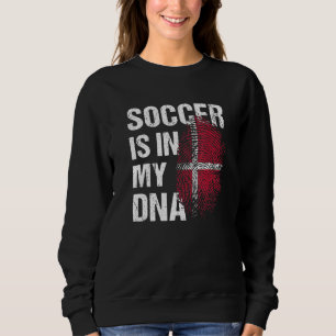 Denmark Soccer Danisch Football Dansk Futbol 1 Sweatshirt