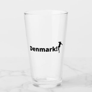 Denmark soccer  glass