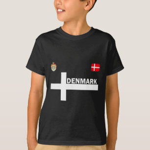 Denmark Soccer Jersey Danish Flag Footll Dab Funny T-Shirt