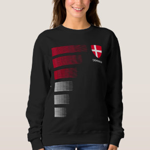 Denmark Soccer Jersey Sweatshirt
